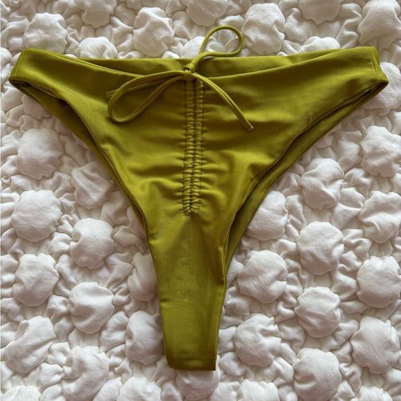 OH POLLY Olive Green Bikini Bottom - Picture 1 of 2